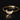 Front view of the gold moon ring
