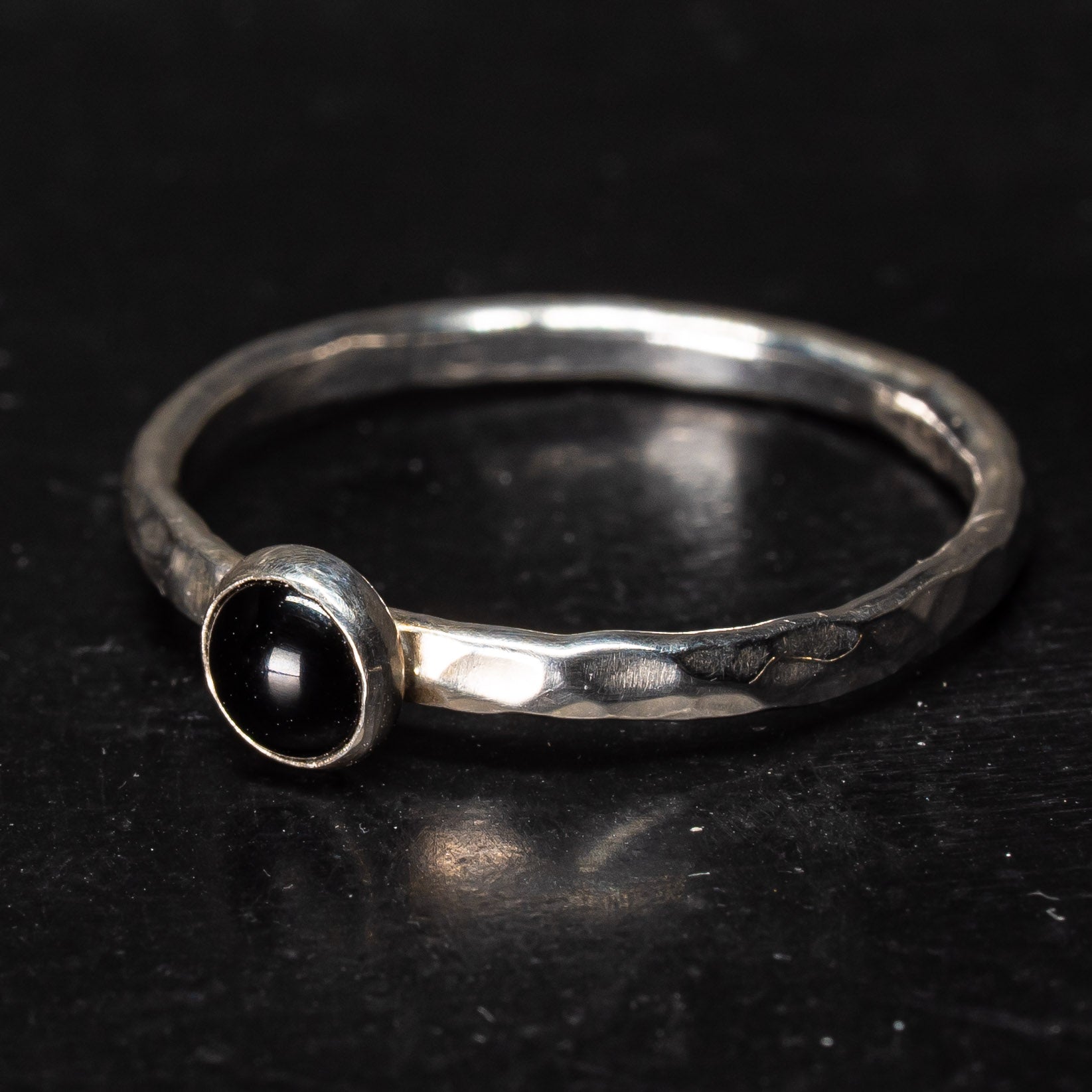 Satellite Ring in Black Onyx