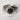 Moss Agate Snake Signet Leaf Ring size R