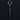 A handmade, oxidised sterling silver coffin nail charm with a silver snake bail, displayed on a dark black background.