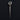 A handmade, oxidised sterling silver coffin nail charm with a detachable clasp  displayed on a dark black background.
