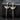 Two gothic sword earrings with bats