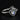 Moonstone Sacred Heart Silver Stacking Ring