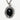 Oval Onyx 'Black Mirror' Pendant with Chain