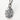 'Lily of Death Valley' Oval Onyx Pendant with Chain.