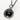 Round Onyx Ouroboros Pendant with Chain
