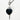 Onyx Heart Pendant with Chain