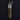 Slim Long Smoky Quartz Point Coffin Nail Pendant
