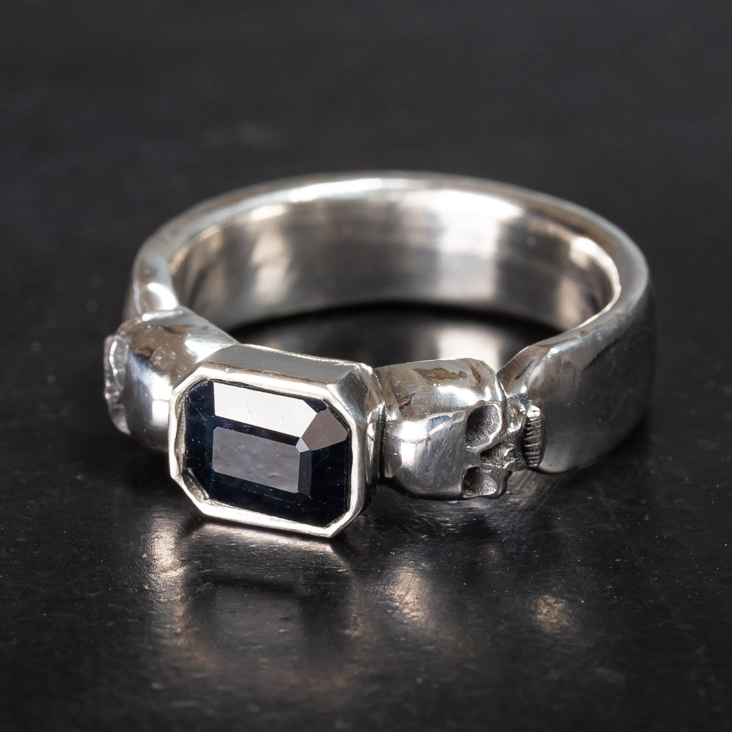Hades Black Sapphire Ring