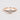 Gold  Salt & Pepper Diamond Ring on white background