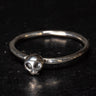 Death Skull Talisman silver Stacking Ring